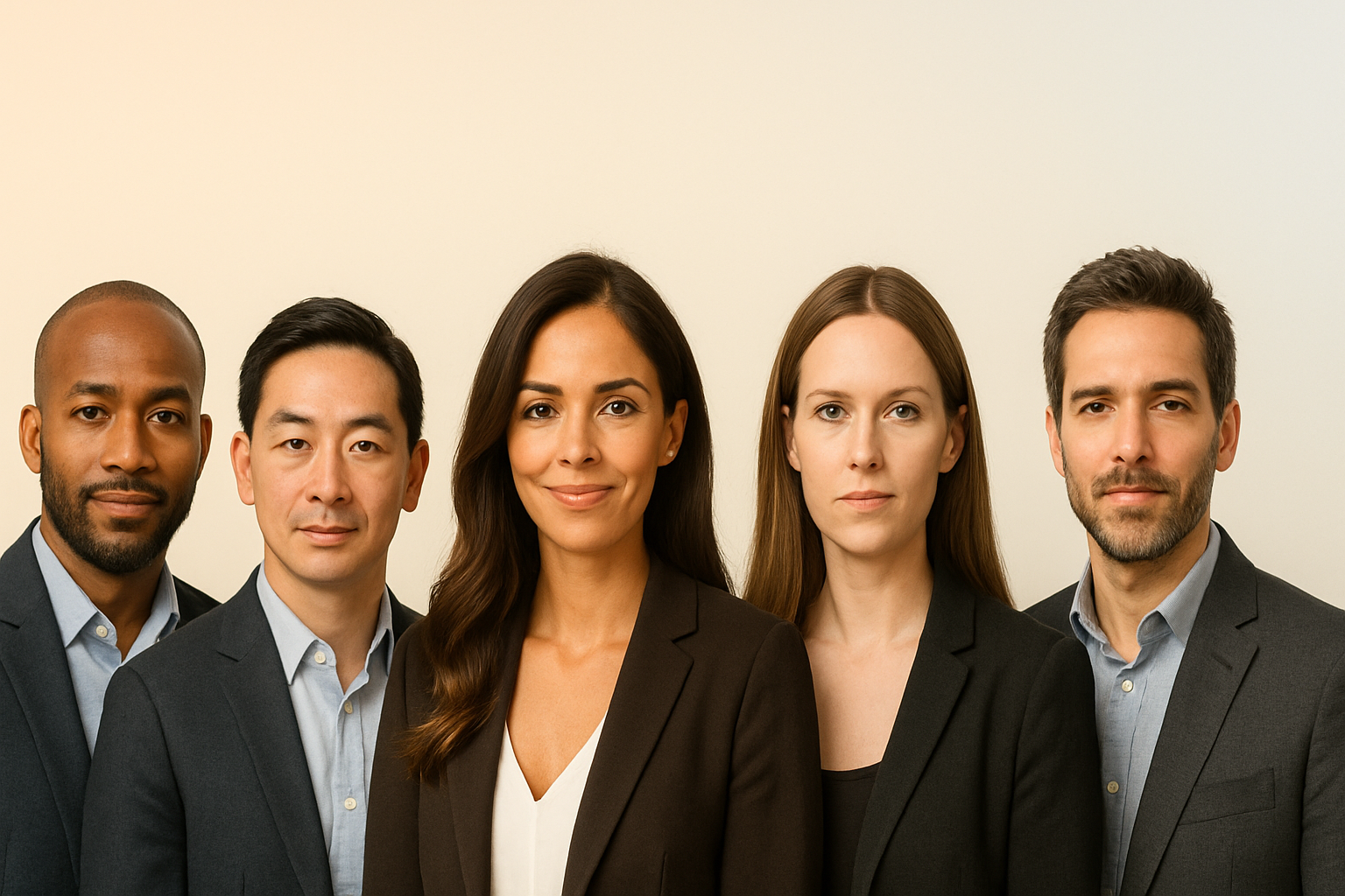 Professional diverse agentic sales team ready to accelerate your AI business growth